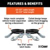 CURT 80151 Nylon Coated Safety Cable