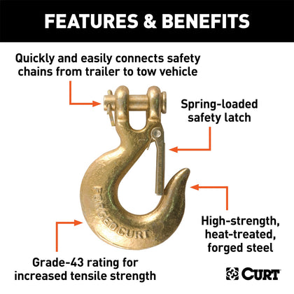 CURT 81550 Class IV/V Clevis Safety Latch Hook