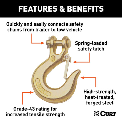 CURT 81900 Class IV Clevis Safety Latch Hook