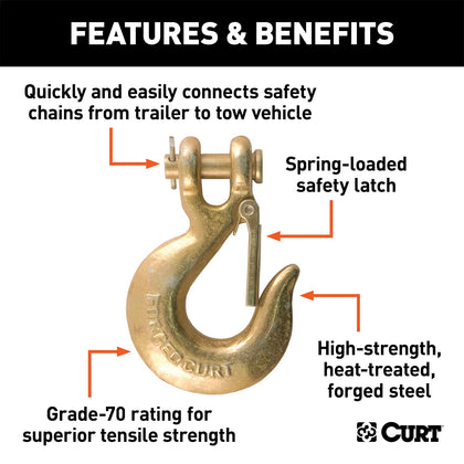 CURT 81950 Class V Clevis Safety Latch Hook