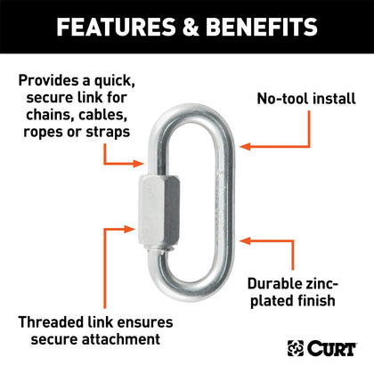 CURT 82610 Safety Chain Quick Link