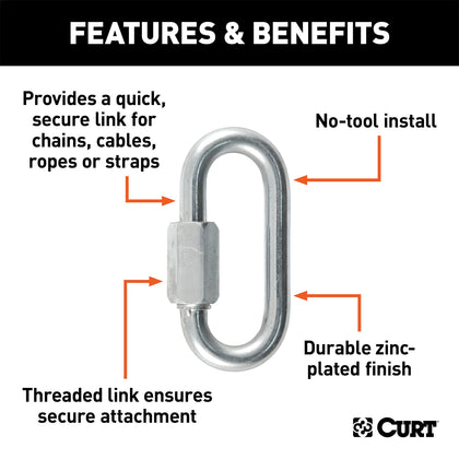 CURT 82901 Safety Chain Quick Link