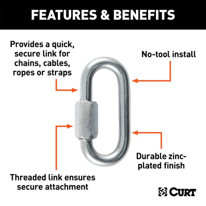 CURT 82930 Safety Chain Quick Link