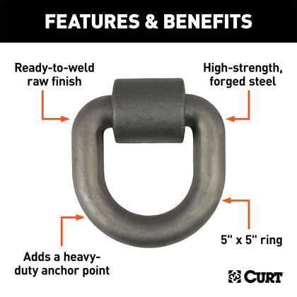 CURT 83770 Forged D-Ring/Brackets