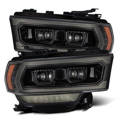 2019-2022 Ram 2500/3500/4500/5500 LUXX-Series LED Projector Headlights Alpha-Black