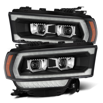 AlphaRex LUXX For 2019-2022 Ram 2500 LED Projector Headlights Black