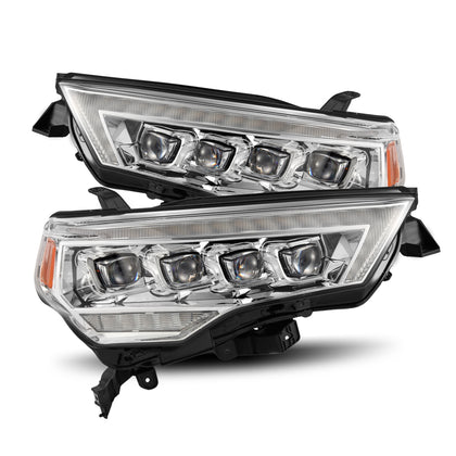 AlphaRex (NOVA-Series) 2014-2022 Toyota 4Runner G2 Projector Headlights - Chrome (upgraded DRL)