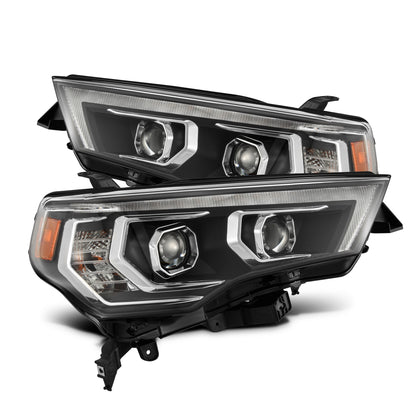 AlphaRex (Pro-Series) 2014-2020 Toyota 4Runner G2 Projector Headlights - Black (upgraded DRL)