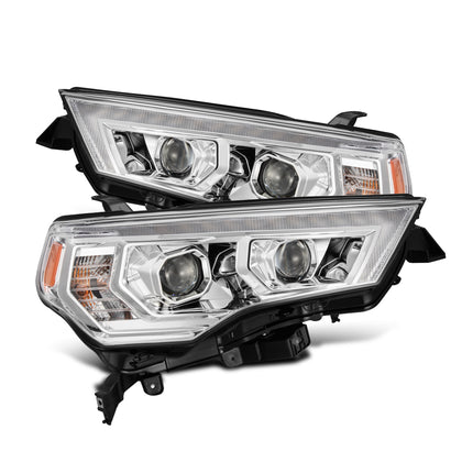 AlphaRex (Pro-Series) 2014-2020 Toyota 4Runner G2 Projector Headlights - Chrome (upgraded DRL)