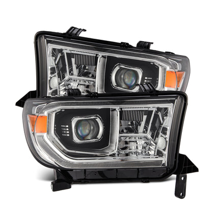 AlphaRex (LUXX-Series) 2007-2013 Toyota Tundra LED Projector Headlights  - Chrome (G2 Sequential with upgraded DRL)