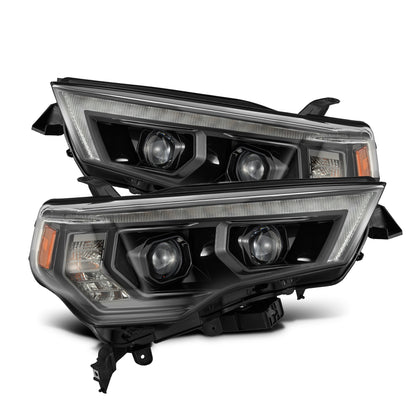 AlphaRex (Pro-Series) 2014-2020 Toyota 4Runner G2 Projector Headlights - Alpha Black (upgraded DRL)