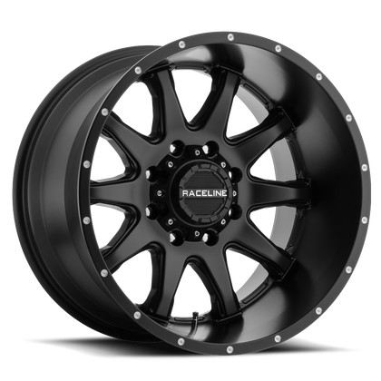 Raceline Wheels 930B Shift Black 16X8 5X4.5/5X5 0mm
