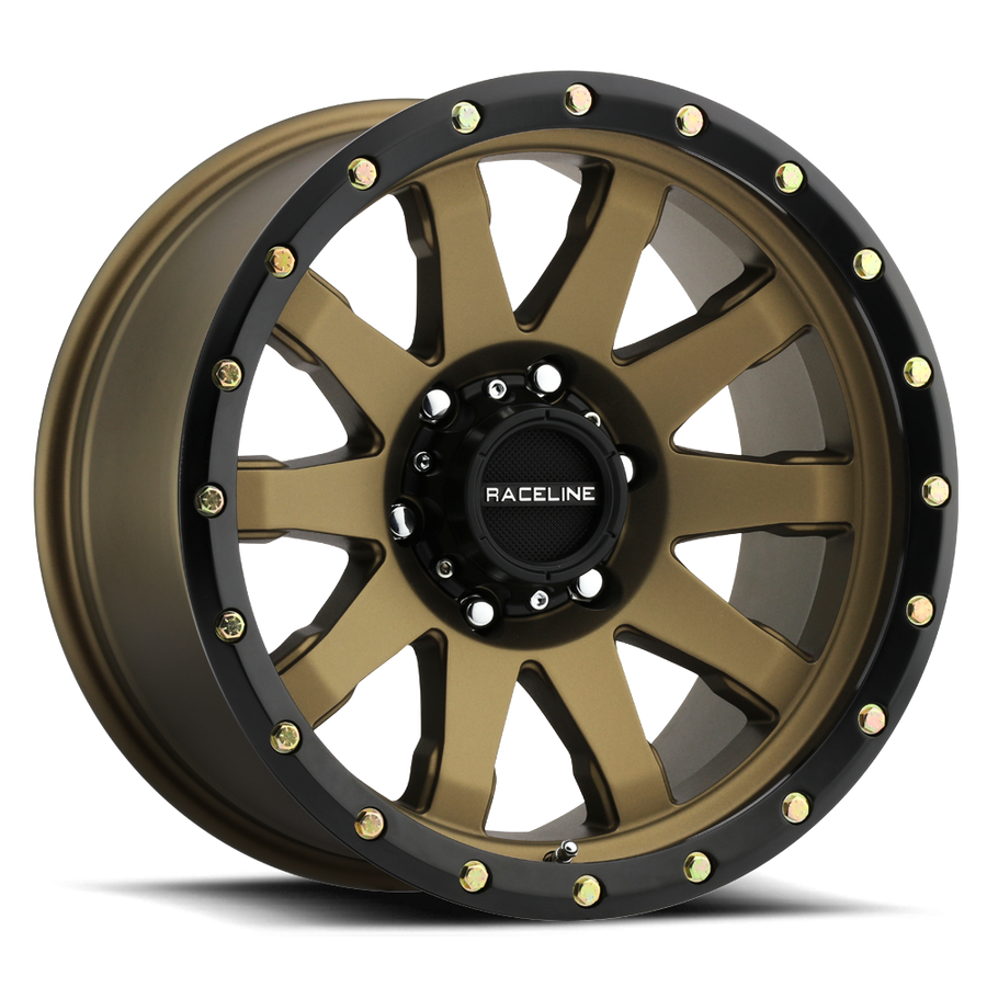 Raceline Wheels 934BZ Clutch Bronze 20X10 8X165.1 -19mm