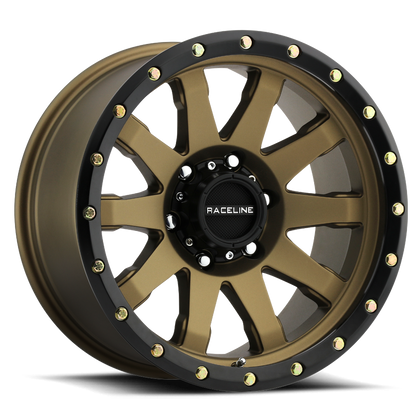 Raceline Wheels 934BZ Clutch Bronze 20X10 8X165.1 -19mm