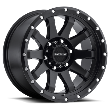 Raceline Wheels 934B Clutch Matte Black 17X8.5 8X165.1 0mm