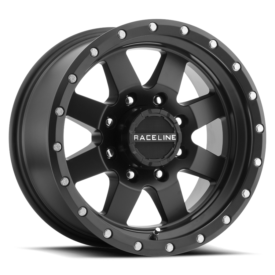 Raceline Wheels 935B Defender Black 16X8 5X114.3 0mm
