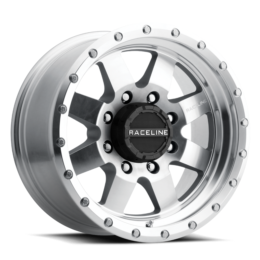 Raceline Wheels 935MC Defender Machined Finish 17X9 6X139.7 -12mm