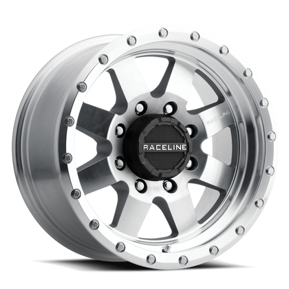 Raceline Wheels 935MC Defender Machined Finish 17X9 5X127 -12mm