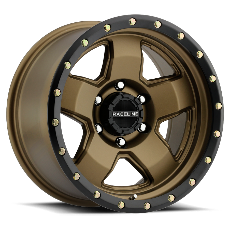 Raceline Wheels 937BZ Combat Matte Bronze 17X9 5X127 -12mm