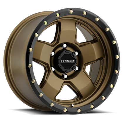 Raceline Wheels 937BZ Combat Matte Bronze 17X9 6X139.7 -12mm