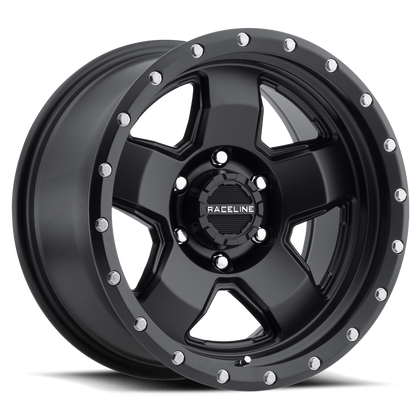 Raceline Wheels 937B Combat Matte Black 17X9 6X139.7 -12mm