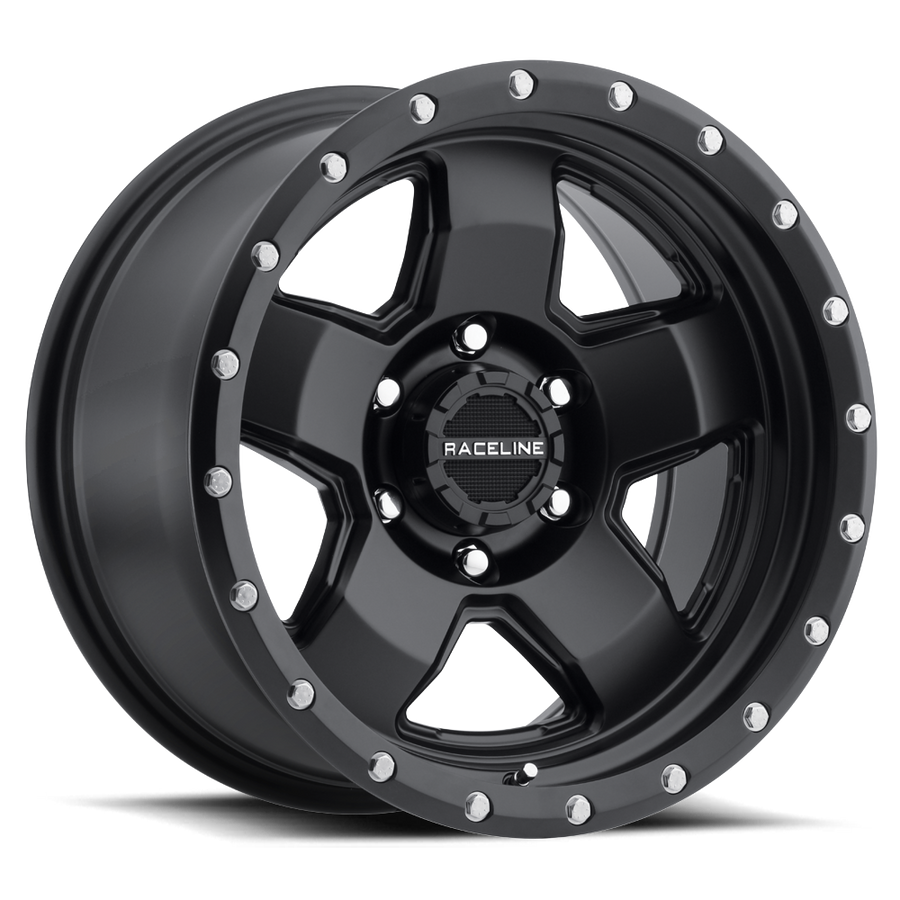Raceline Wheels 937B Combat Matte Black 17X9 6X135 0mm