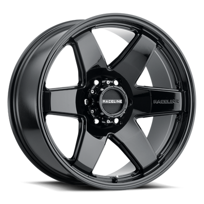 Raceline Wheels 942B Addict Black 20X9 6X139.7 -12mm