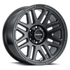 Raceline Wheels 944B Outlander Trailer Black 15X6 6X5.5