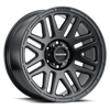 Raceline Wheels 944B Outlander Black 16X8 6X139.7 0mm