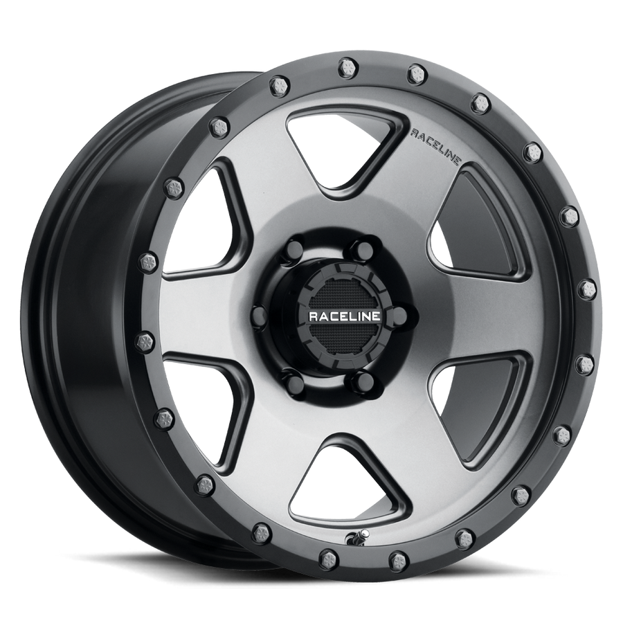 Raceline Wheels 946G Boost CUV Gunmetal 17X8 5X127 +35mm