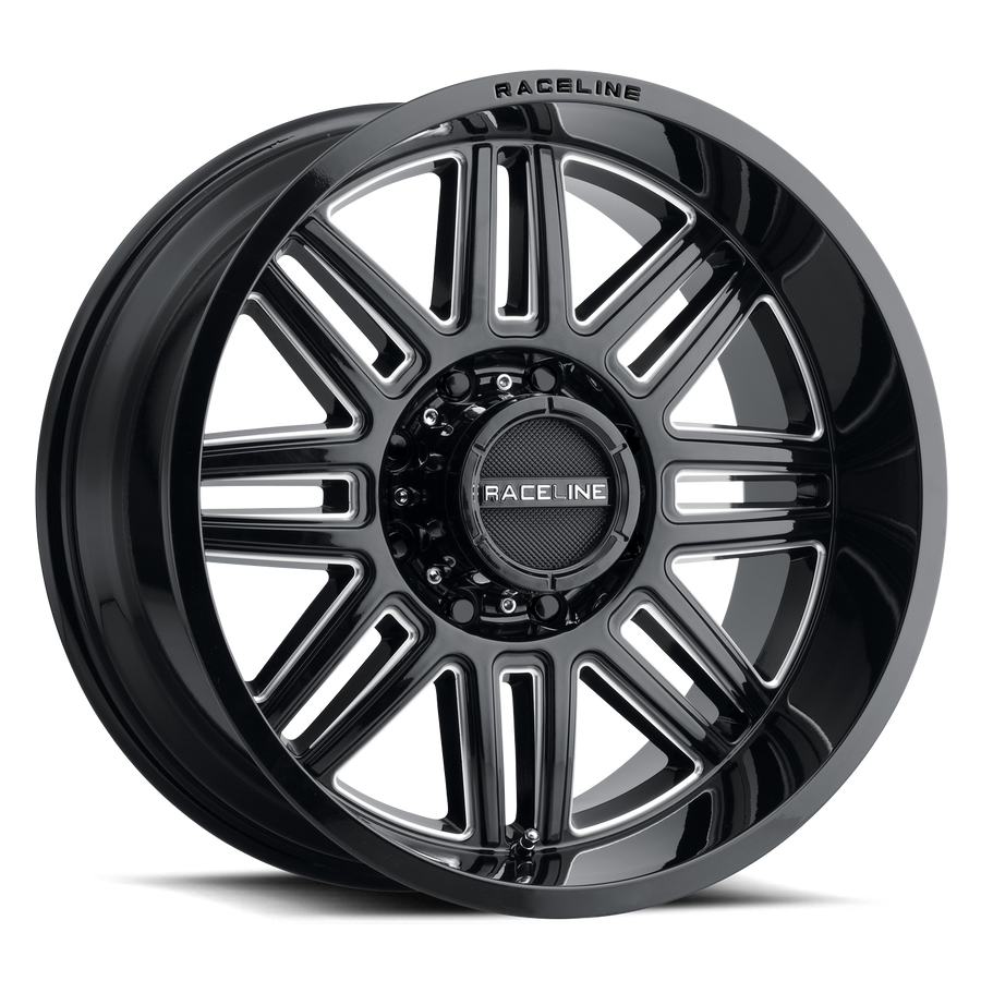 Raceline Wheels 948M Split Gloss Black Milled 20X10 6X135 -19mm