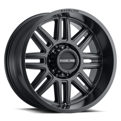 Raceline Wheels 948B Split Satin Black 16X8 5X114.3 0mm