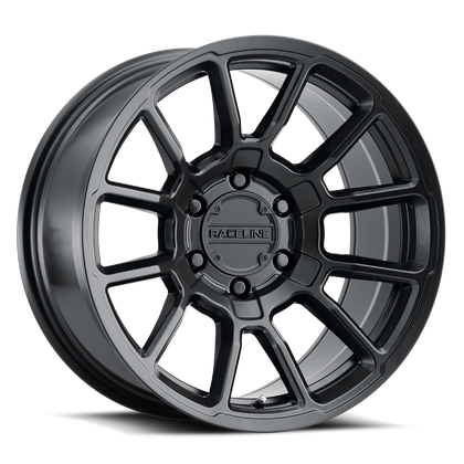 Raceline Wheels 950B Gauge Satin Black 20X9 6X135 +18mm