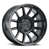 Raceline Wheels 950B Gauge Satin Black 17X9 8X170 -12mm