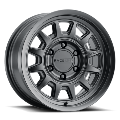 Raceline Wheels 952B Aero HD Satin Black 17X9 5X127 -12mm
