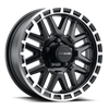Raceline Wheels 953BM Krank Trailer Black Machined Lip 14X6 5X4.5