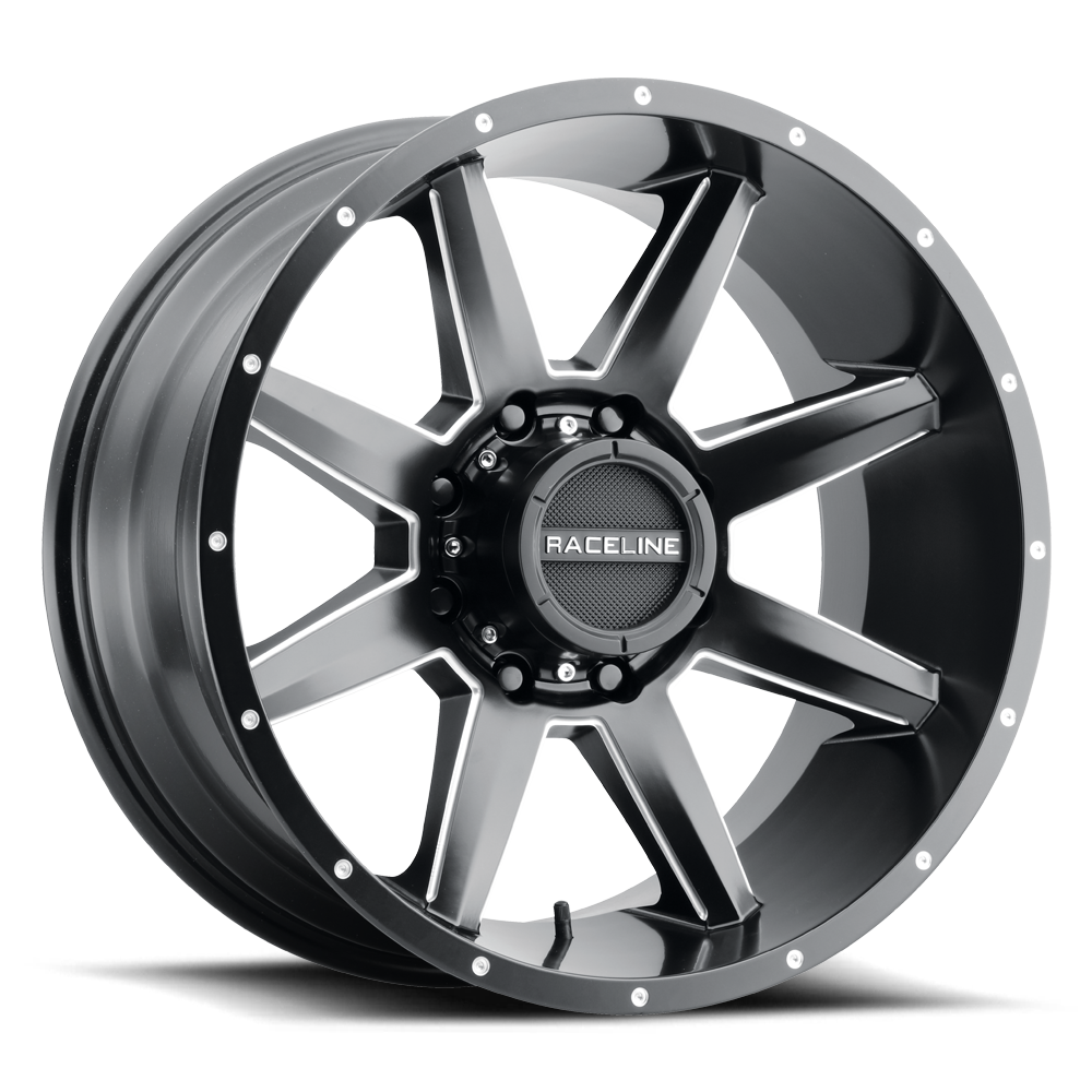 Raceline Wheels 954M Stryker Satin Black Milled 20X9 5X150 +18mm