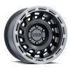 Raceline Wheels 957BS Halo Satin Black W/ Silver Ring 17X9 8X165.1 -12mm
