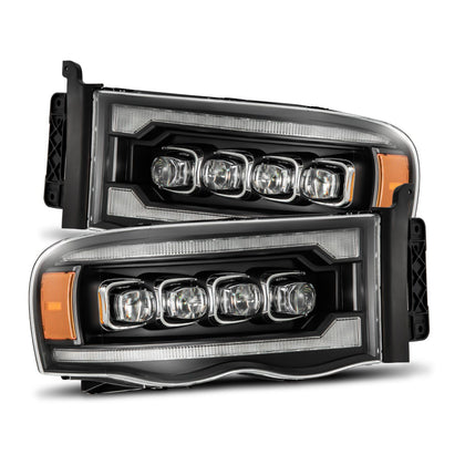 2002-2005 Dodge Ram NOVA-Series LED Projector Headlights Black