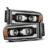 2002-2005 Dodge Ram LUXX-Series LED Projector Headlights Black