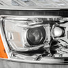 For 06-09 Ram 1500 2500 3500 Projector Headlight Chrome w/ DRL Sequential Signal