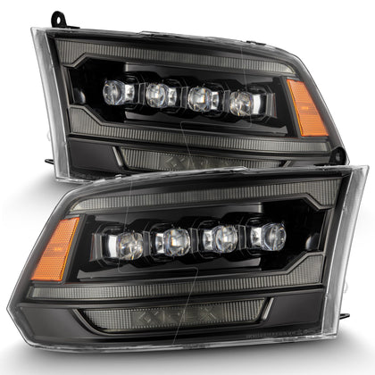 NOVA For 09-18 Ram Truck 2500 G2 Style LED Projector Headlights Alpha-Black