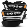 19-22 Ram 1500 NOVA-Series LED Projector Headlights Black w/ Converter