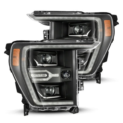 2021-2022 Ford F150 LUXX-Series LED Projector Headlights Black