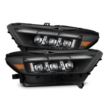 15-17 Ford Mustang/18-20 Mustang Shelby GT350/GT500 MK II NOVA-Series LED Projector Headlights Black