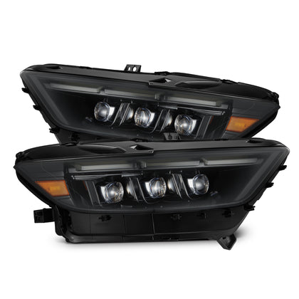 15-17 Ford Mustang/18-20 Mustang Shelby GT350/GT500 MK II NOVA-Series LED Projector Headlights Alpha-Black