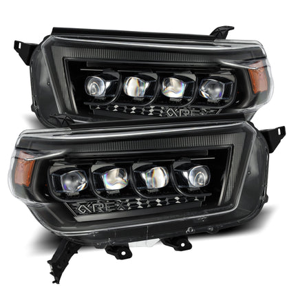 AlphaRex NOVA For 10-13 Toyota 4Runner LED Projector Headlights Alpha-Black