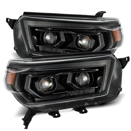 AlphaRex LUXX For 2010-2013 Toyota 4Runner LED Projector Headlights Jet Black