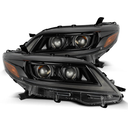 AlphaRex LUXX For 2011-2020 Toyota Sienna LED Projector Headlights Alpha-Black