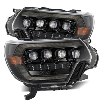 AlphaRex NOVA For 2012-2015 Toyota Tacoma LED Projector Headlights Alpha-Black